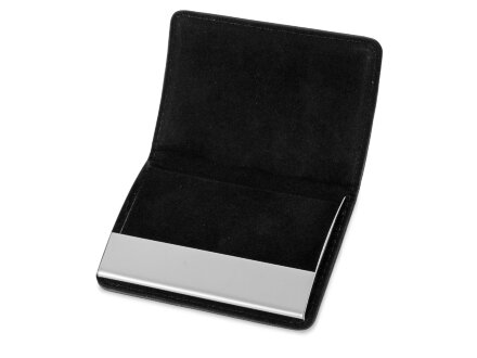 Визитница Намибия, черный/серебристый Визитница Намибия, черный/серебристый