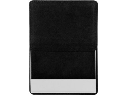 Визитница Намибия, черный/серебристый Визитница Намибия, черный/серебристый