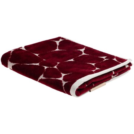 Полотенце Giraffe, малое, бежевое с бордовым Полотенце Giraffe, малое, бежевое с бордовым