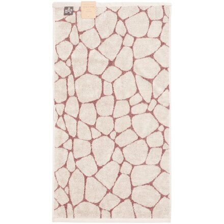 Полотенце Giraffe, малое, бежевое с бордовым Полотенце Giraffe, малое, бежевое с бордовым