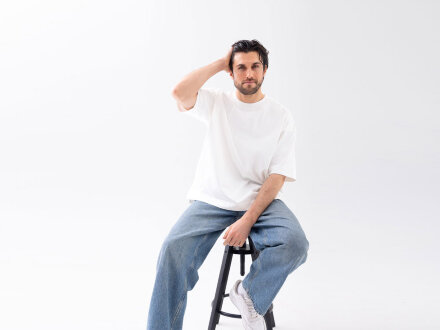 Футболка оверсайз Beta.01 унисекс, молочный