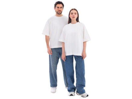 Футболка оверсайз Beta.01 унисекс, молочный