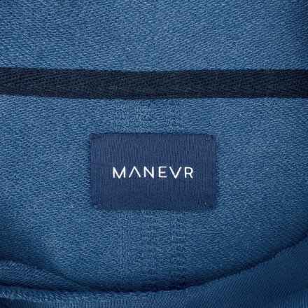 Худи унисекс Vozduh 1.0, синее Худи унисекс Vozduh 1.0, синее