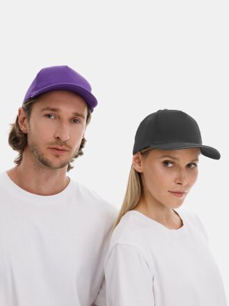 Бейсболка Long Beach, темно-фиолетовая Бейсболка Long Beach, темно-фиолетовая