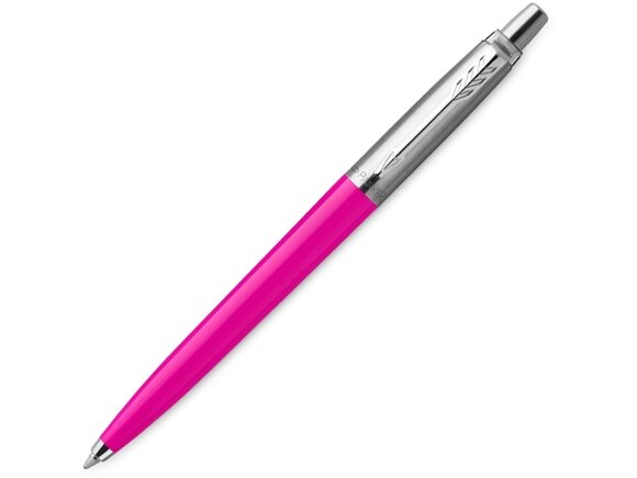 Шариковая ручка Parker Jotter, цвет MAGENTA, цвет чернил синий, толщина линии M , в подарочной коробке с нанесением логотипа