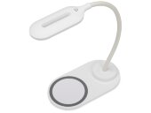 Настольный светильник с беспроводной зарядкой Flamp, белый Настольный светильник с беспроводной зарядкой Flamp, белый