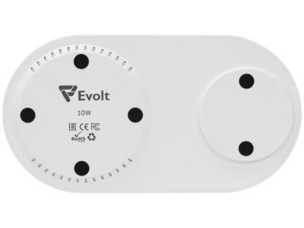 Настольный светильник с беспроводной зарядкой Flamp, белый Настольный светильник с беспроводной зарядкой Flamp, белый