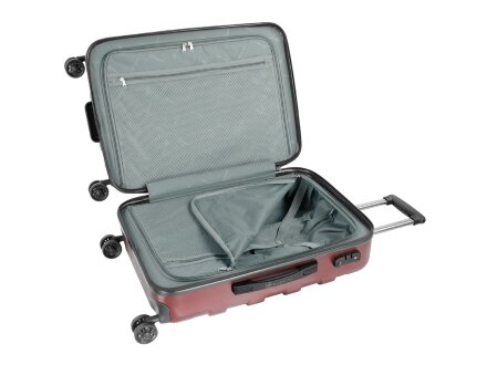 Чемодан BUGATTI Galatea, красный, поликарбонат / АБС-пластик, 46х27,5х67 см, 65 л Чемодан BUGATTI Galatea, красный, поликарбонат / АБС-пластик, 46х27,5х67 см, 65 л