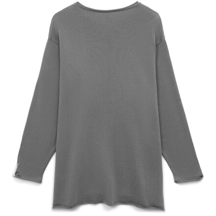 Лонгслив унисекс Siluetti Fuori, серый Лонгслив унисекс Siluetti Fuori, серый