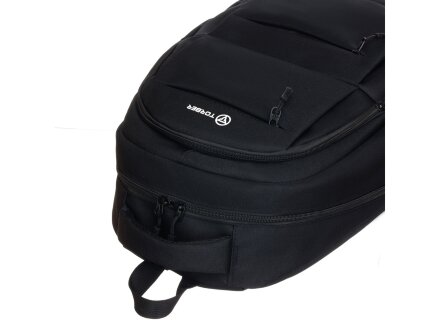 Рюкзак TORBER CLASS X, черный, полиэстер 900D, 45 x 30 x 18 см + Мешок для сменной обуви в подарок!