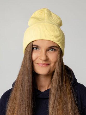 Шапка Real Rib, желтая (нарцисс) Шапка Real Rib, желтая (нарцисс)