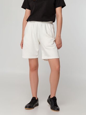 Шорты Terry, молочно-белые Шорты Terry, молочно-белые