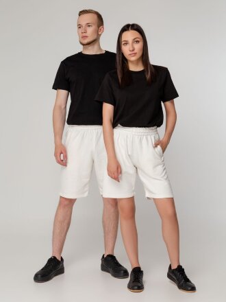 Шорты Terry, молочно-белые Шорты Terry, молочно-белые