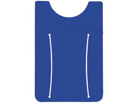 Картхолдер для телефона с отверстием для пальца, ярко-синий Картхолдер для телефона с отверстием для пальца, ярко-синий