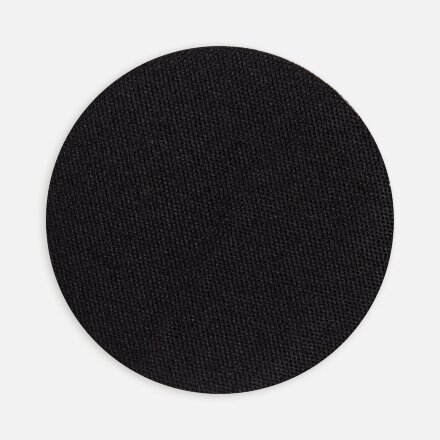 Наклейка тканевая Lunga Round, M, черная Наклейка тканевая Lunga Round, M, черная