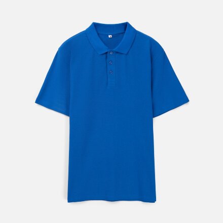 Рубашка поло унисекс Tervise, ярко-синяя Рубашка поло унисекс Tervise, ярко-синяя