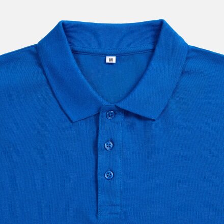 Рубашка поло унисекс Tervise, ярко-синяя Рубашка поло унисекс Tervise, ярко-синяя