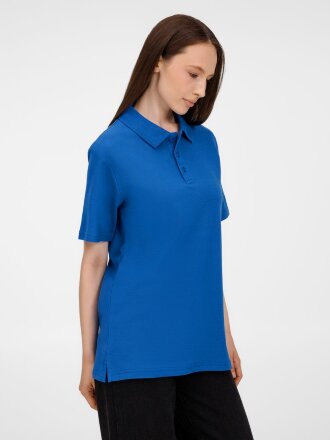 Рубашка поло унисекс Tervise, ярко-синяя Рубашка поло унисекс Tervise, ярко-синяя