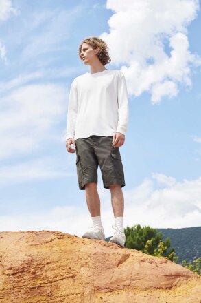 Футболка унисекс с длинным рукавом Pioneer LSL, черная Футболка унисекс с длинным рукавом Pioneer LSL, черная