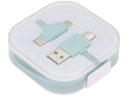 Цветной зарядный кабель, мятный Цветной зарядный кабель, мятный