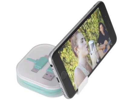 Цветной зарядный кабель, мятный Цветной зарядный кабель, мятный