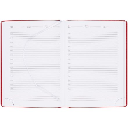 Ежедневник Nebraska, недатированный, красный Ежедневник Nebraska, недатированный, красный