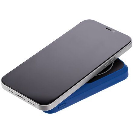 Магнитный беспроводной аккумулятор Top Force, 10000 мАч, cиний Магнитный беспроводной аккумулятор Top Force, 10000 мАч, cиний